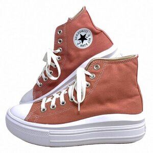 Converse Chuck Taylor Move Platform Sneakers Ritual Rose A06136C Women Canvas Hi